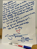 Sage Francis - Handwritten LYRIC SHEET