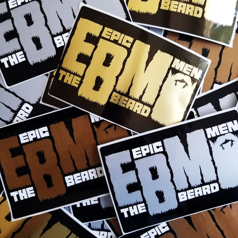 EPIC BEARD MEN Stickers - 10 Pack