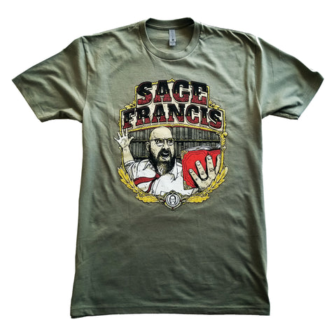 Sage Francis "Best Of Times" GREEN T-Shirt