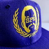 SFR Gold-On-Purple Logo Snapback