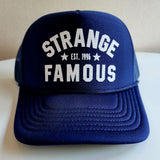 Strange Famous "Est. 1996" NAVY BLUE Trucker Hat