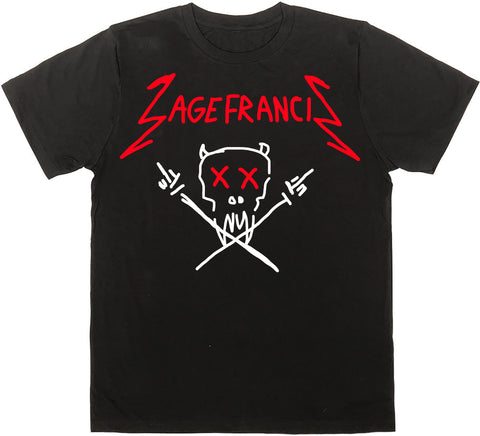 Sage Francis x Black Score "Heavy Metal" BLACK T-Shirt PRE-ORDER