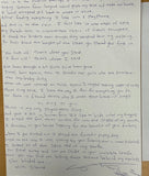 Sage Francis - Handwritten LYRIC SHEET