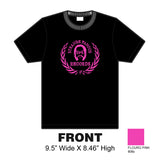 Strange Famous Logo Hot Pink-on-Black VALENTINE'S T-Shirt