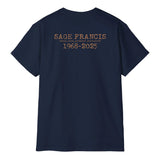 Sage Francis "Dead To This World" 2025 NAVY BLUE T-Shirt