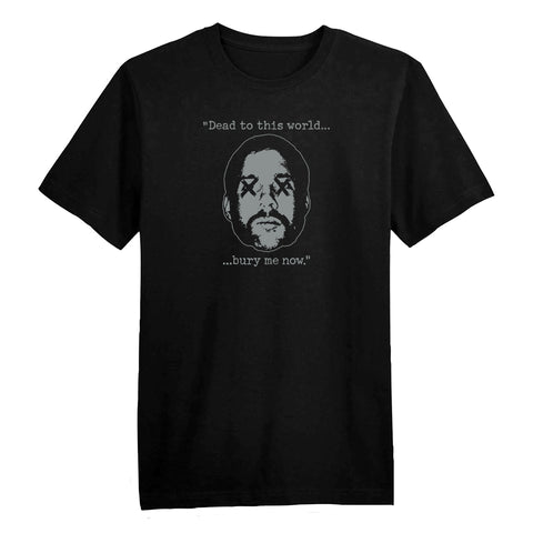 Sage Francis "Dead To This World" 2025 BLACK T-Shirt