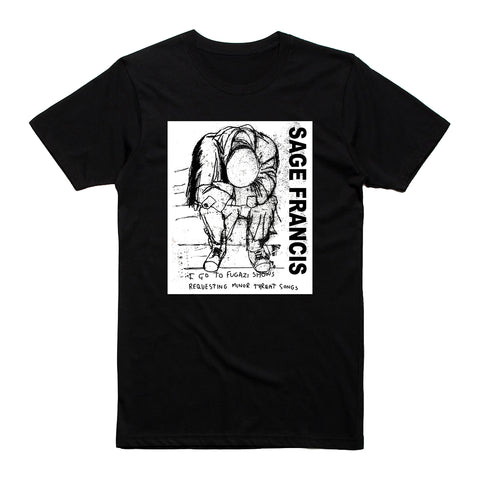 Sage Francis x Black Score "Minor Threat" BLACK T-Shirt PRE-ORDER