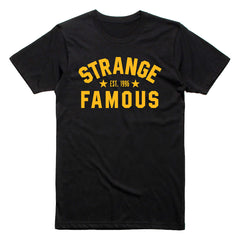 Strange Famous "Est. 1996" YELLOW-on-BLACK T-Shirt