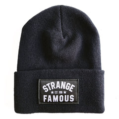 SFR 'Est. 1996' Black-on-Black Knit Hat