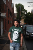 B. Dolan "Skullbeard" Green/White T-Shirt