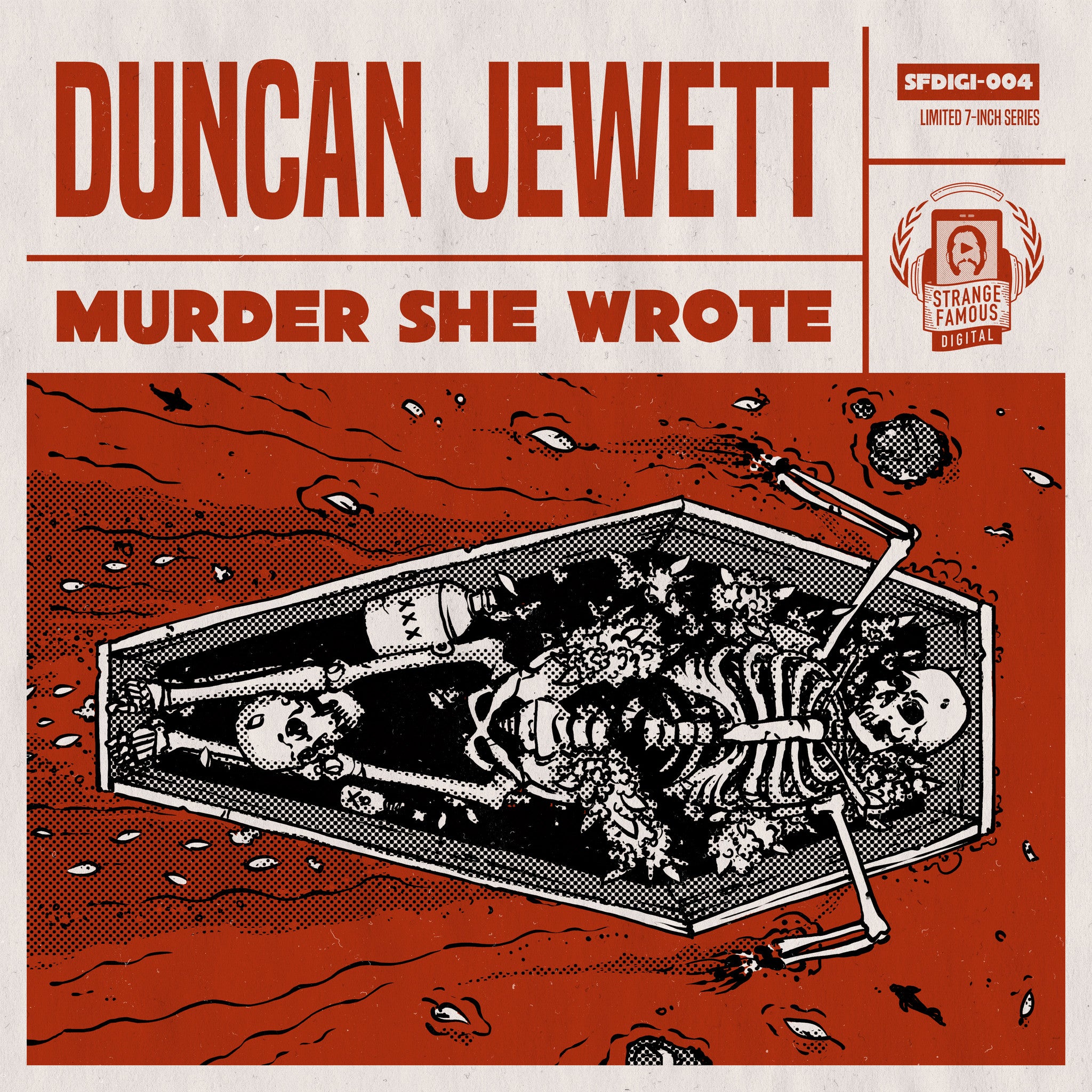 ミュージック MURDER THEY FALL 7 Duncan Jewett - Murder She Wrote Limited 7-Inch Record+MP3