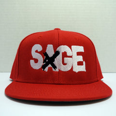 Sage Francis "A Healthy Distrust" Logo RED Snapback