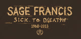 Sage Francis "Sick To D(EAT)H" Brown WOMEN'S T-Shirt
