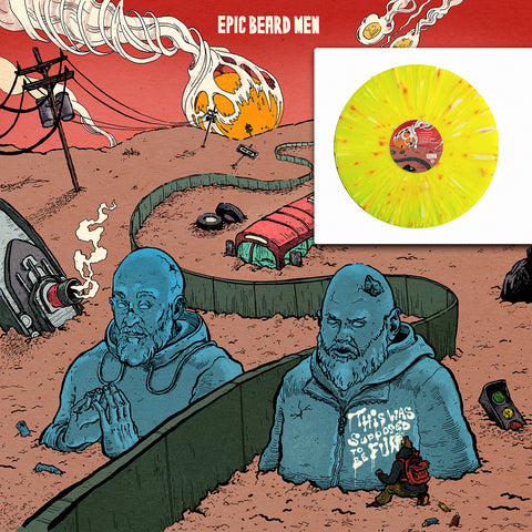 Epic Beard Men - This Was Supposed To Be Fun SIGNED *Yellow Splatter* Vinyl LP+Extras