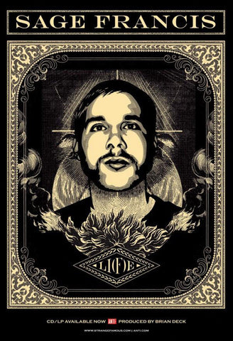 Sage Francis - "LI(F)E" Poster