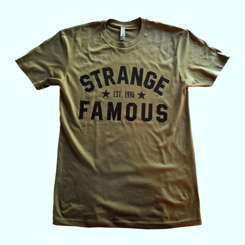 Strange Famous "Est. 1996" Black-on-GREEN T-Shirt