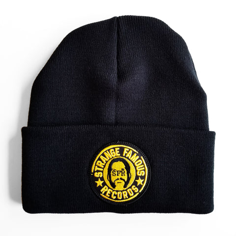 SFR Gold Logo-on-Black Knit Hat