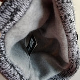 SFR Royal Blue-and-Grey Stripe Fleece-Lined Knit Hat