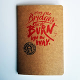 Sage Francis "May The Bridges We Burn" SIGNED Notebook
