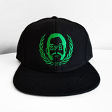 SFR Green-On-Black Logo Snapback
